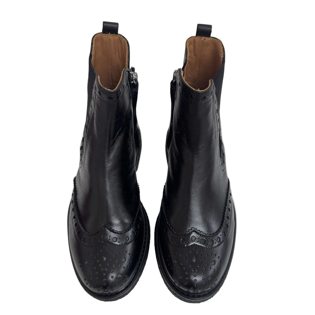 Papanatas  Black Chelsea Bootie