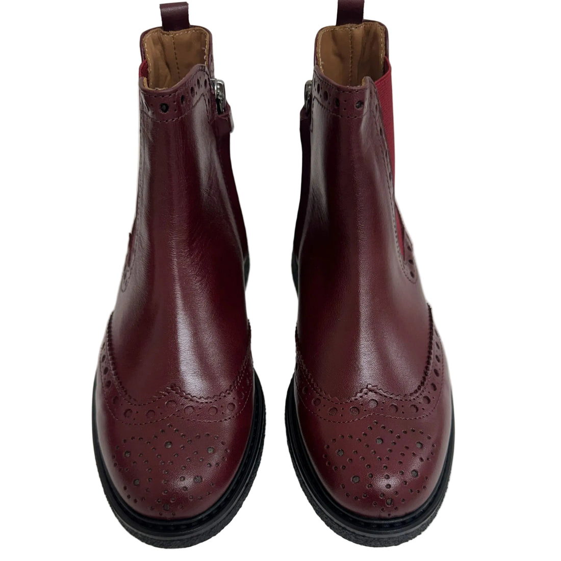 Papanatas  Cherry Red Chelsea Bootie