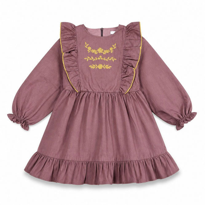 Cera Una Volta Plum Colombe Long Dress