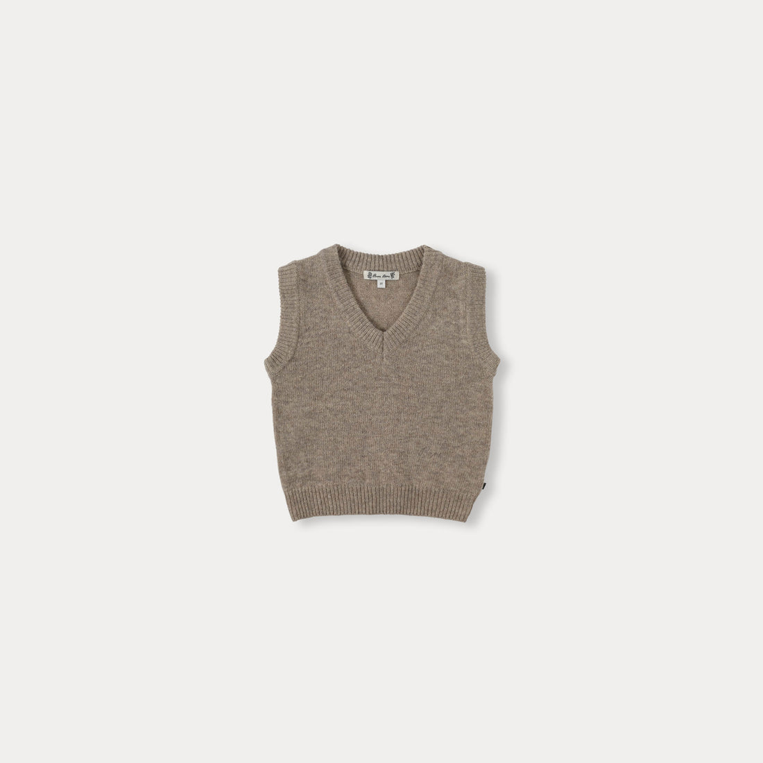 Bene Bene Linen Beige Cuddly Knit Vest