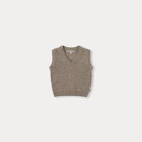 Bene Bene Linen Beige Cuddly Knit Vest