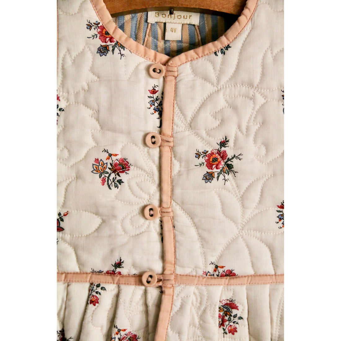 Bonjour Garden Flowers Print Jacket