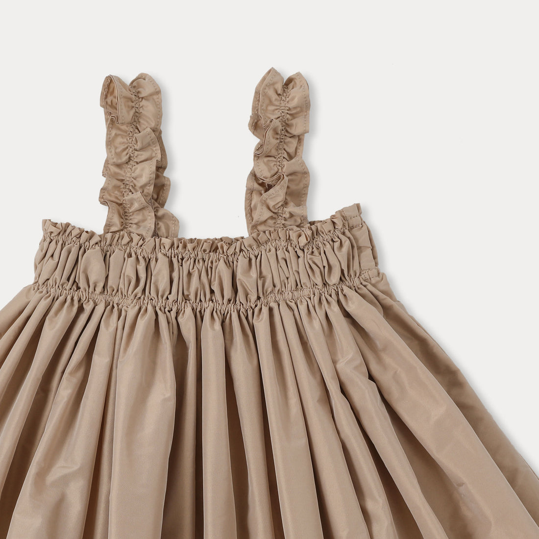Bene Bene Grayish Pink Taffeta Frill Dress