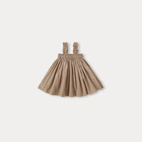 Bene Bene Grayish Pink Taffeta Frill Dress