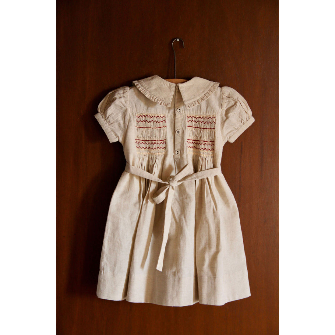 Bonjour Natural Cotton Flex Handsmock Dress