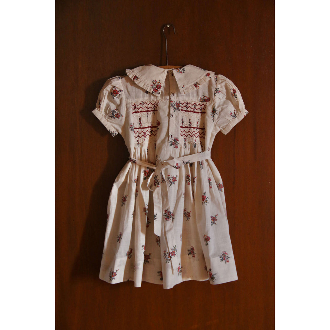 Bonjour Garden Flowers Print Handsmock Dress
