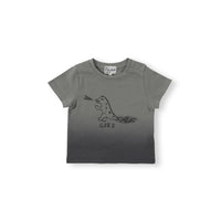 Bene Bene Khaki Half Dip Dye Baby Tee