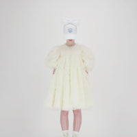 Caroline Bosmans Off White Fluid Dress