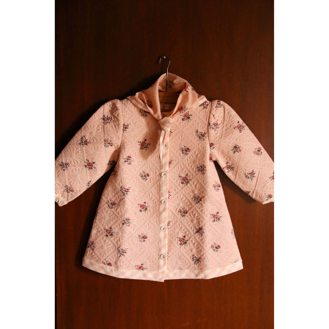 Bonjour Denim Garden Flowers Print Dress Coat