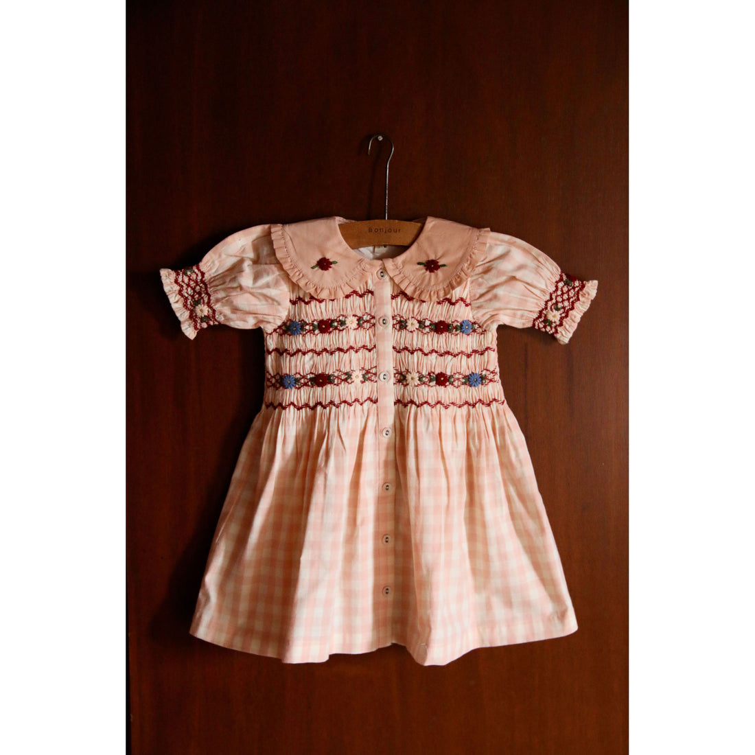 Bonjour Pink Vichy Romantique Tunique
