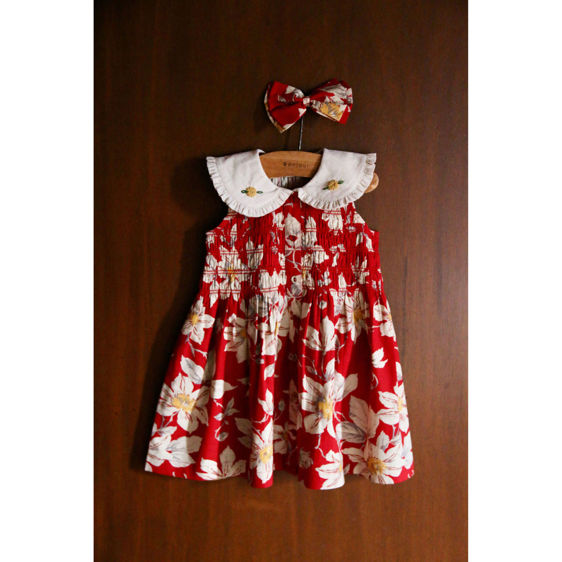 Bonjour Gaughin Print Tunic With Hair Clip