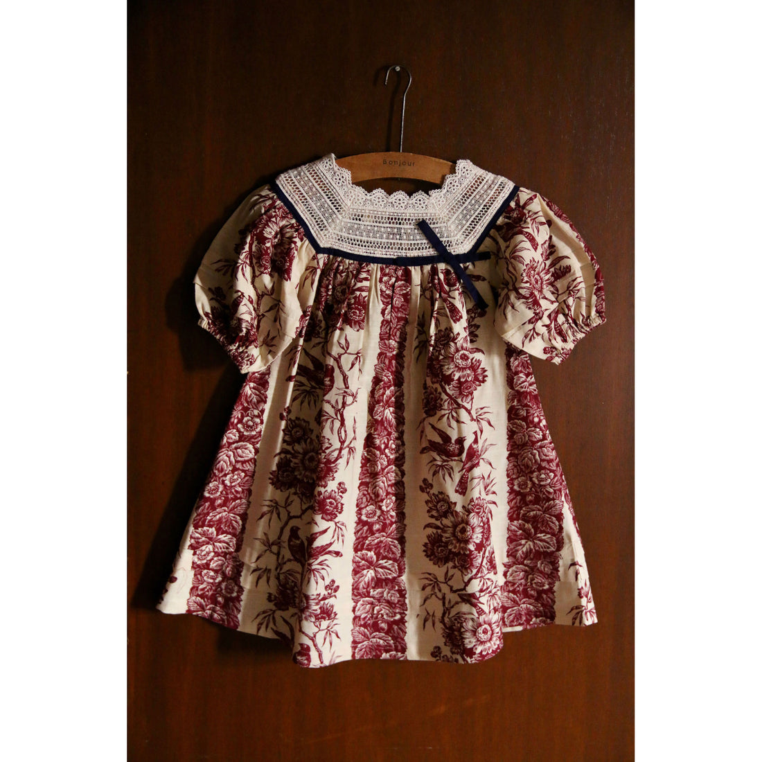 Bonjour Bird Print Princess Dress