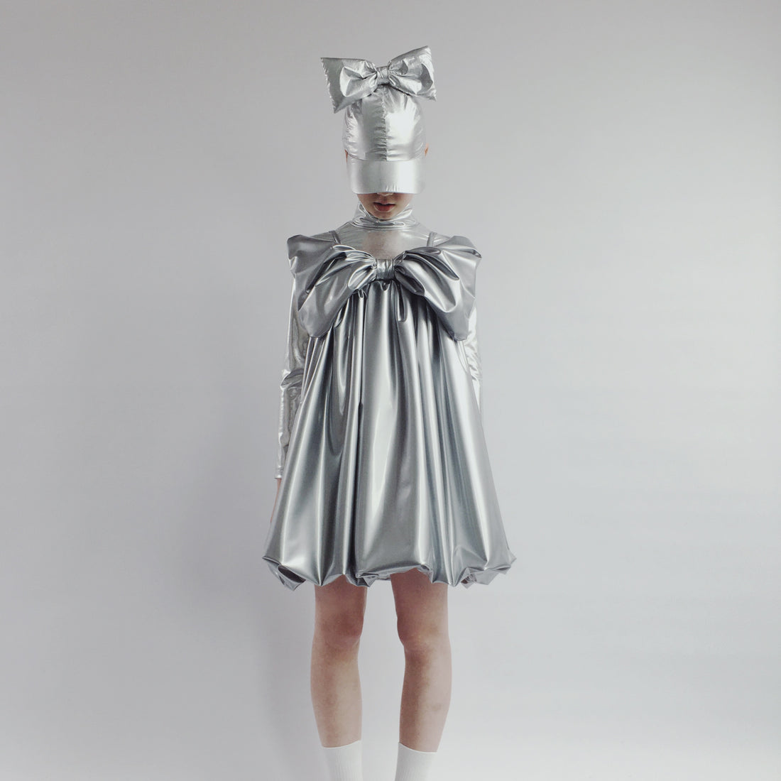 Caroline Bosmans Silver Metal Cap