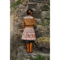 Bonjour Curry Baby Cord Sailor Blouse