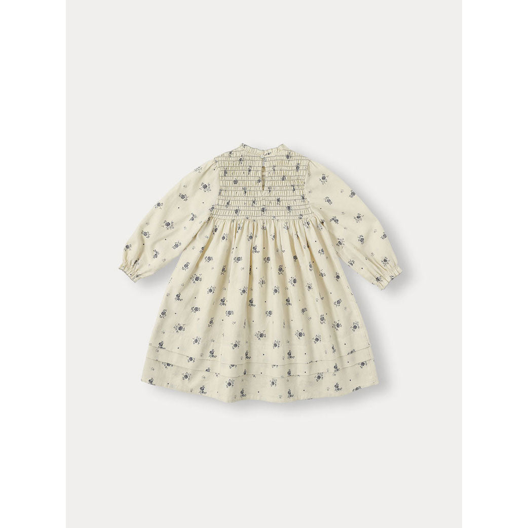Bene Bene Ecru Leon Smocking Dress