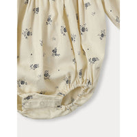 Bene Bene Ecru Baby Leon Smocking Romper