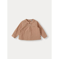 Bene Bene Orange Brown Cannelle Check Shirt