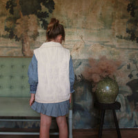 Bonjour Ivory Dyed Denim Jacket