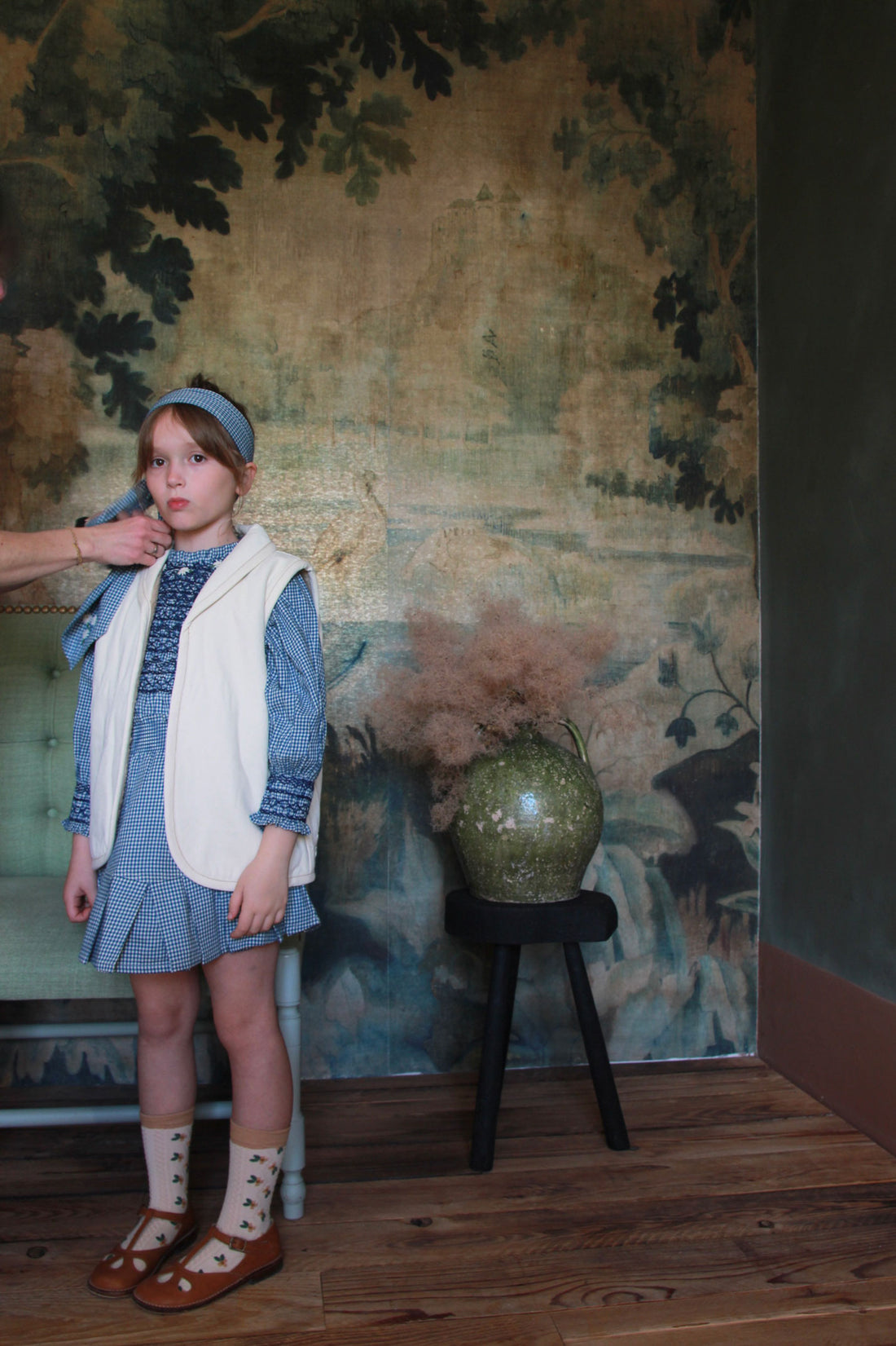 Bonjour Ivory Dyed Denim Jacket