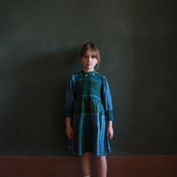 Bonjour Lungi Check Handsmock Dress