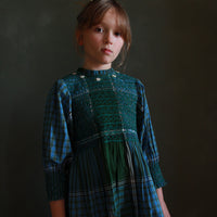 Bonjour Lungi Check Handsmock Dress