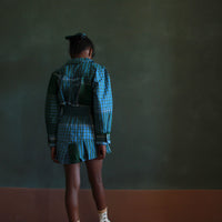 Bonjour Lungi Check Iris Blouse