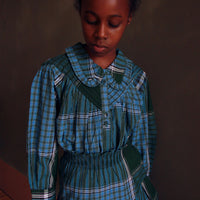 Bonjour Lungi Check Iris Blouse