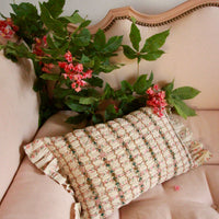 Bonjour Flower Print Handsmock Pillow Case