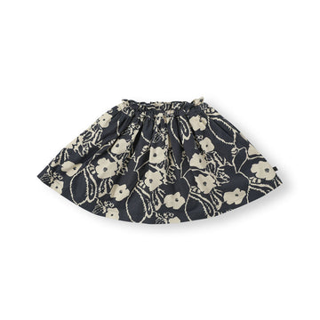  Navy Ria Frill Skirt