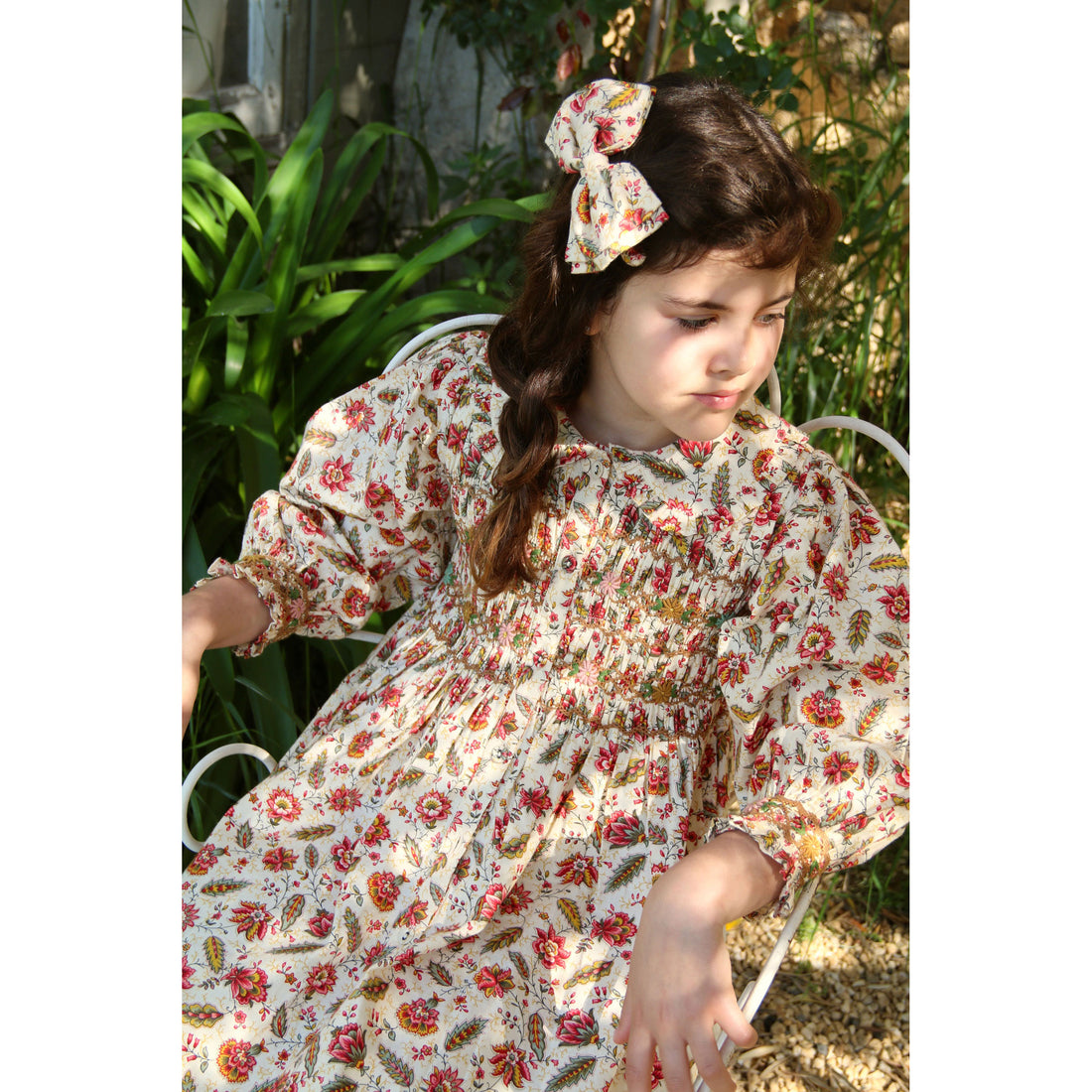 Bonjour Aline Print Romantic Tunique