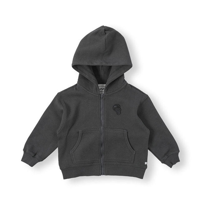 Bene Bene Charcoal BENE Pique Zip-up Hoodie