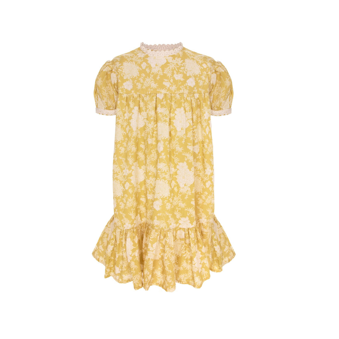 Pernille Yellow Flower Alberta Dress