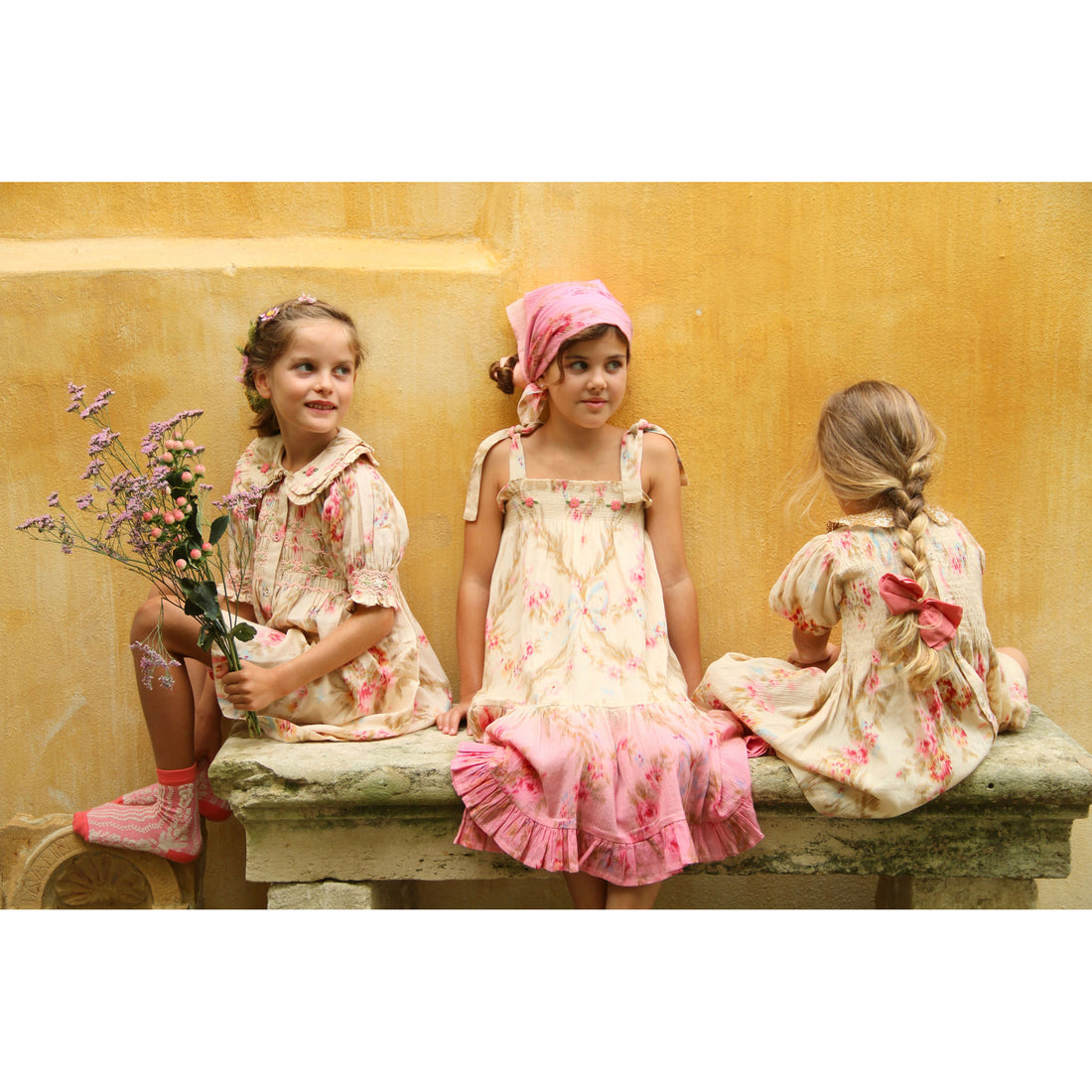 Bonjour Antoinette Print Crepe Skirt Dress