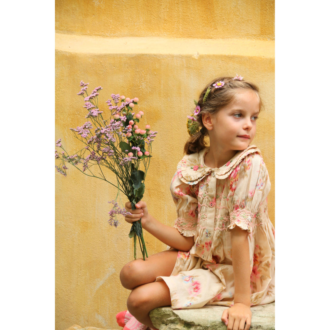 Bonjour Antoinette Print Pique Romantic Dress