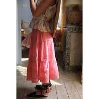 Bonjour Dark Pink Sushi Long Skirt