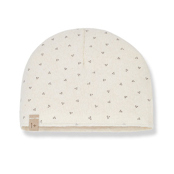 1+ in the Family Ecru Ina Beanie