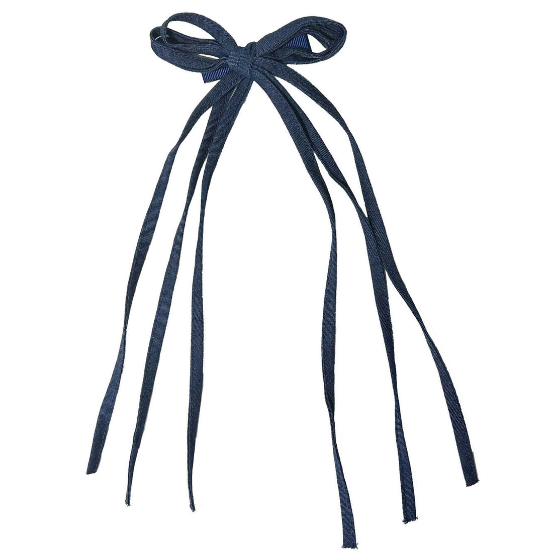 Knot Hairbands Indigo Denim Bow