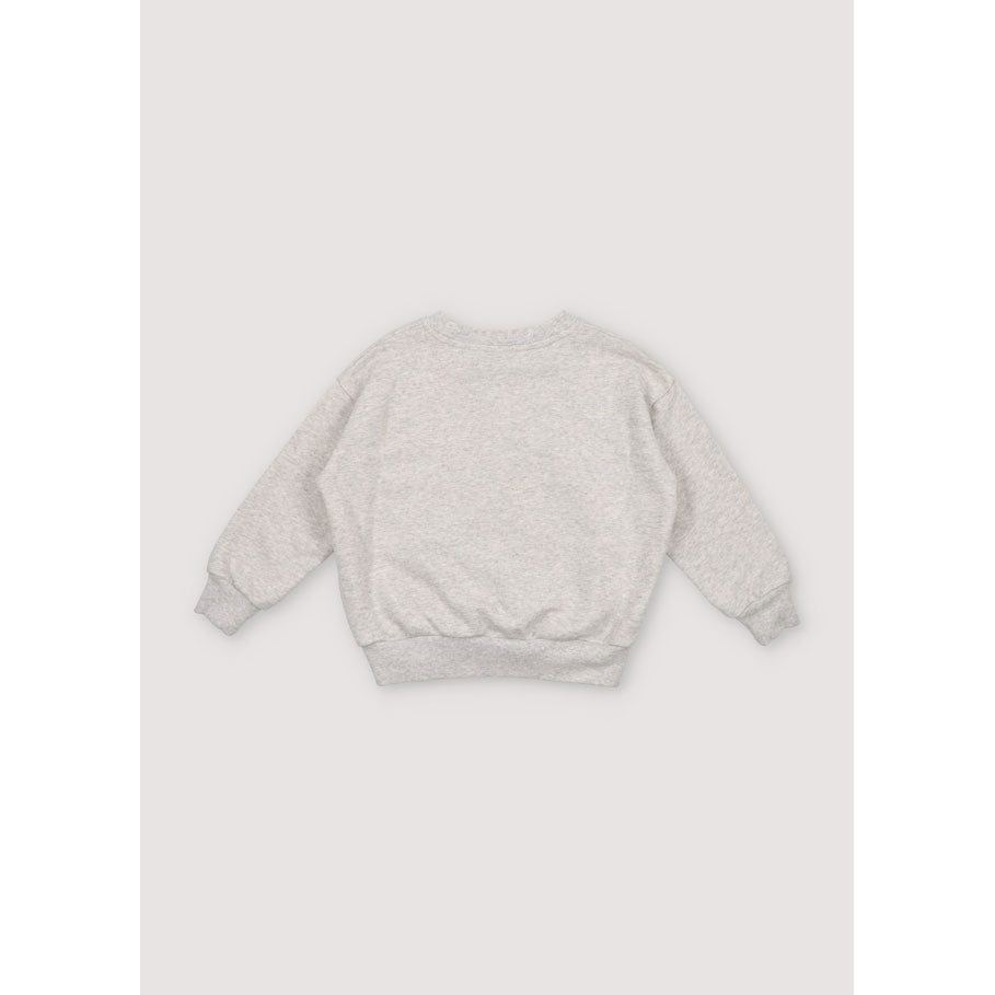 The New Society Grey Melange Ios Sweatshirt