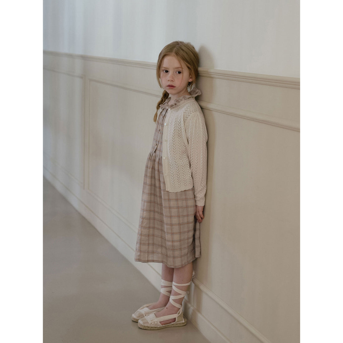 Louisiella Light Beige Ianthe Knit Cardigan
