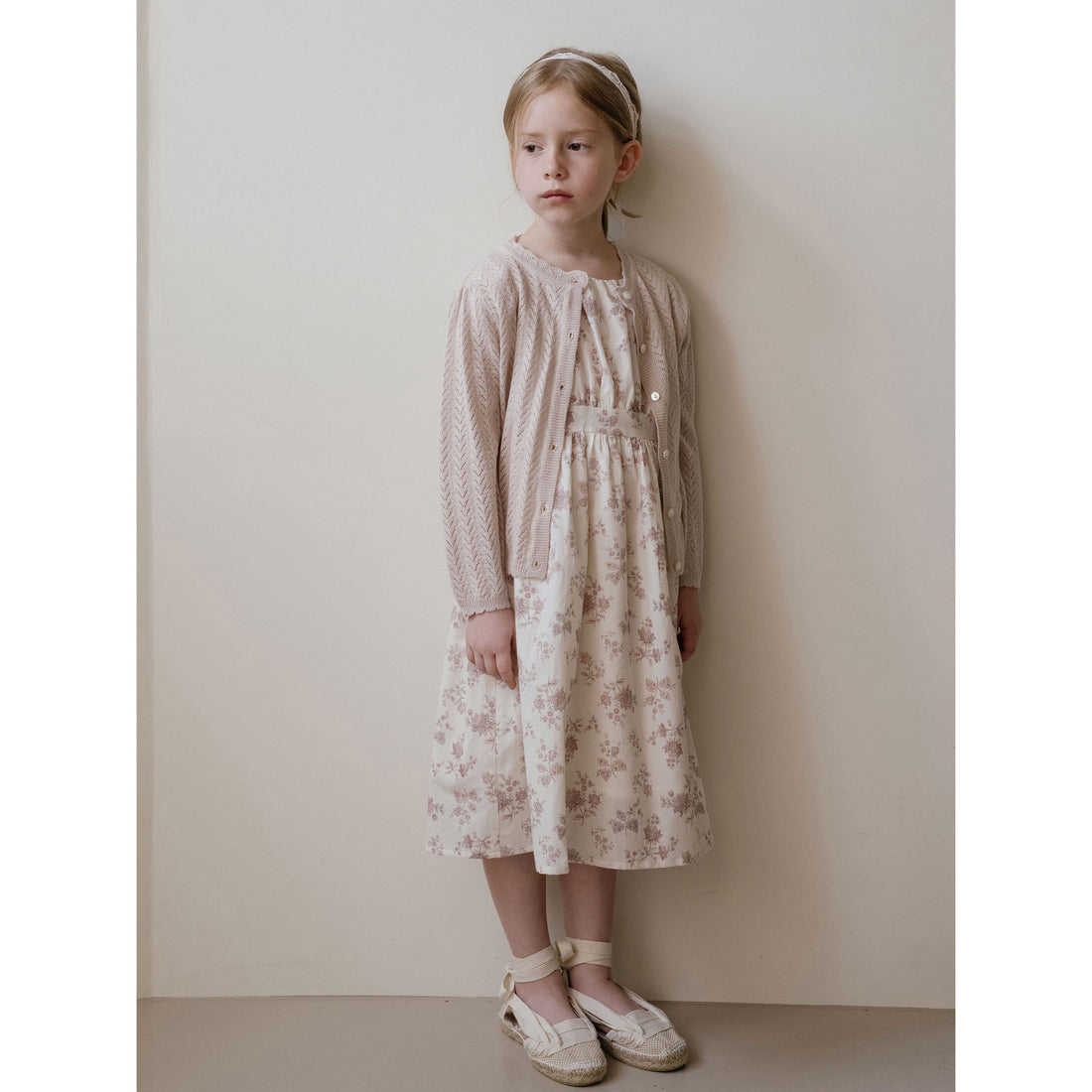 Louisiella Pink Ianthe Knit Cardigan