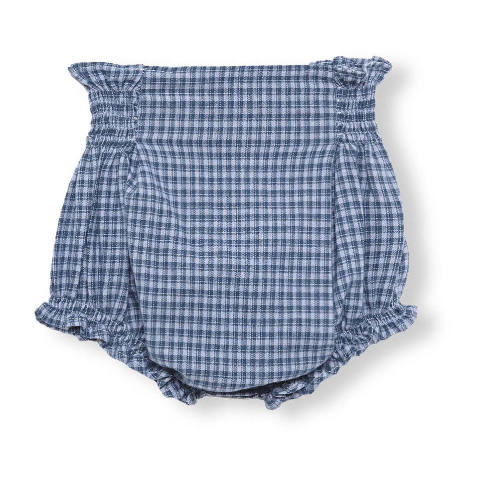Birinit Indigo Gingham High Bloomer