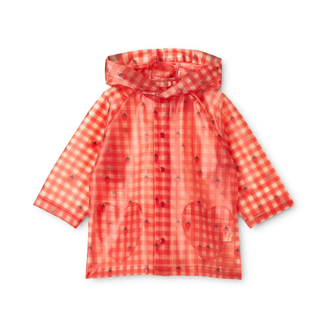 Floss Berry Gingham Iris Raincoat