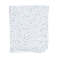 Bebe Organic Blue Leaves Iver Blanket