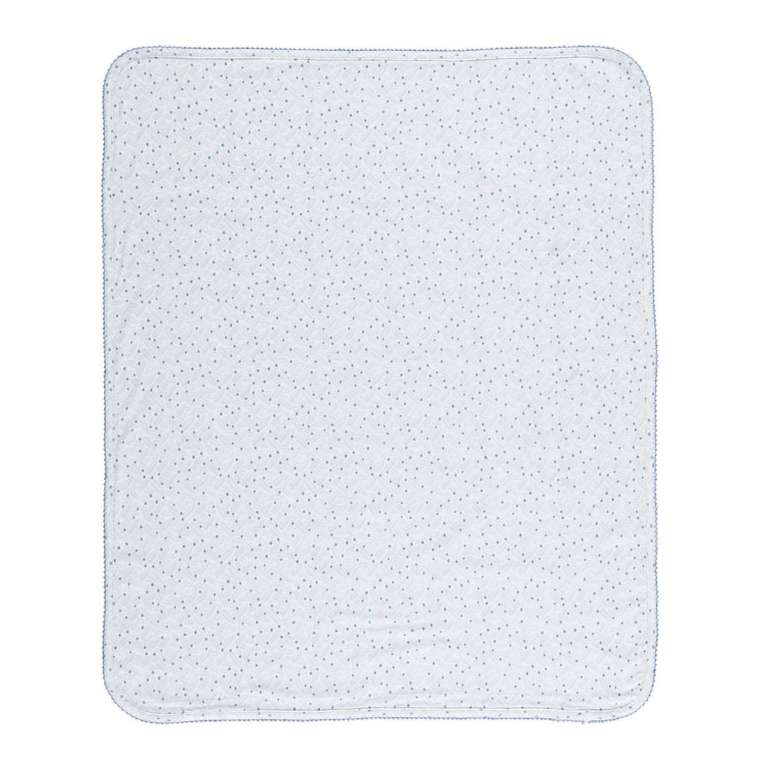 Bebe Organic Blue Leaves Iver Blanket