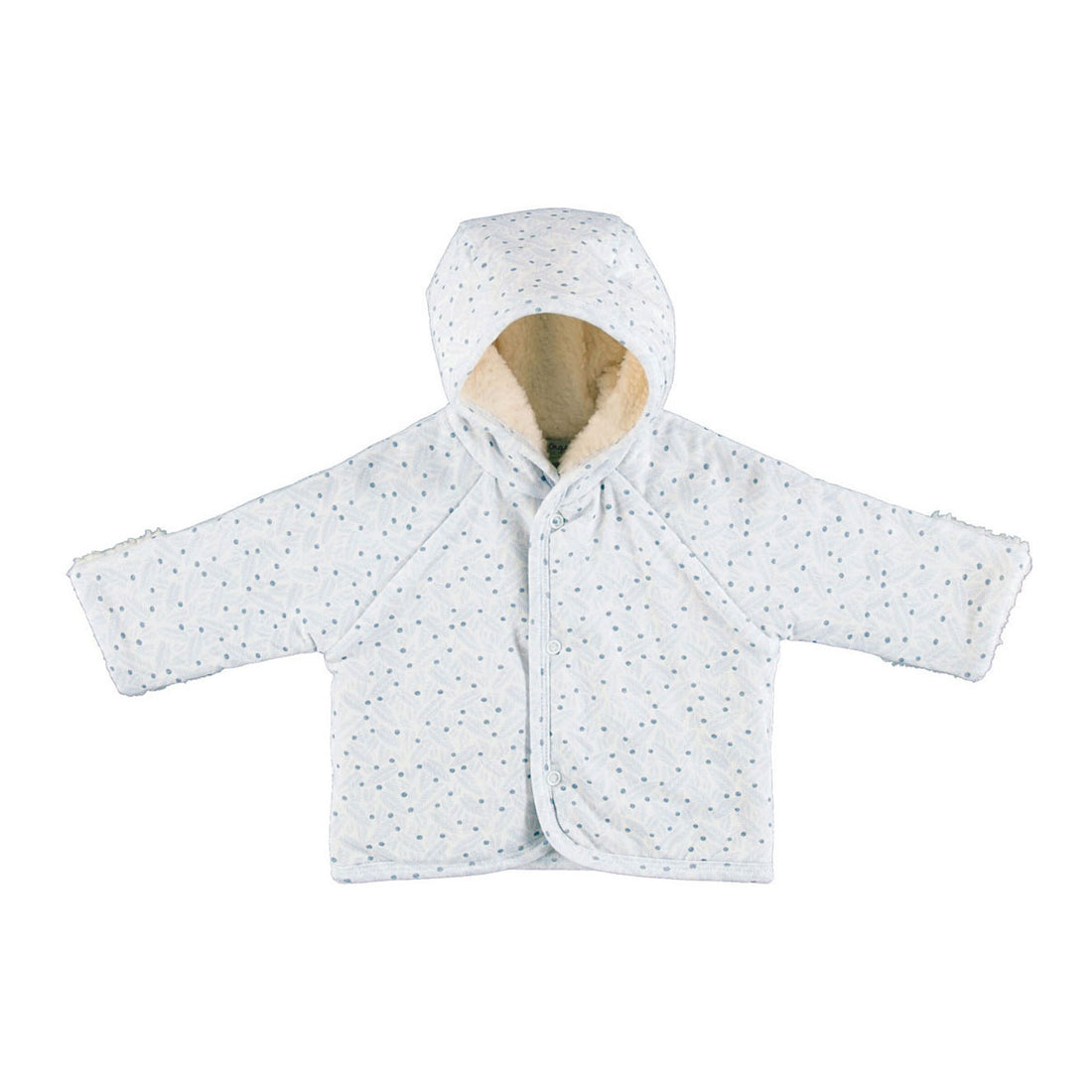 Bebe Organic Blue Leaves Iver Jacket
