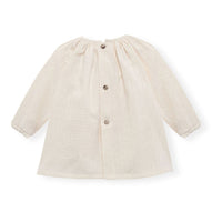 Birinit Ivory Mauve Embroidered Baby Blouse