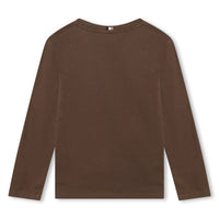 Hugo Boss Brown Long Sleeve T-Shirt