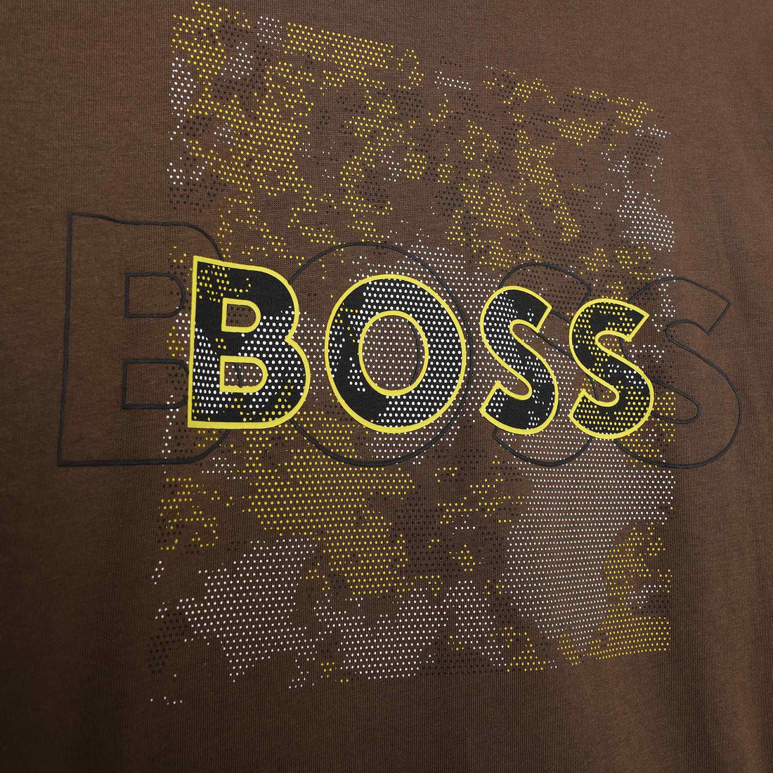 Hugo Boss Brown Long Sleeve T-Shirt