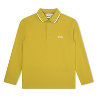 Hugo Boss Lime Long Sleeve Polo