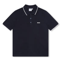 Hugo Boss Navy Basic Short Sleeve Polo